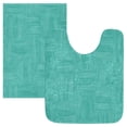 thumbnail image 1 of IAUYY 24x20 Inch Bath Mat Thick Soft Plush Shower Mat TPR Backing Material Non Slip Bath Mats for Bathroom for Tub Shower Hotel Weaving Lines, 1 of 9