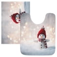 thumbnail image 1 of IAUYY 24x20 Inch Bath Mat Thick Soft Plush Shower Mat TPR Backing Material Non Slip Bath Mats for Bathroom for Tub Shower Hotel in The Soft Snowfield, 1 of 9