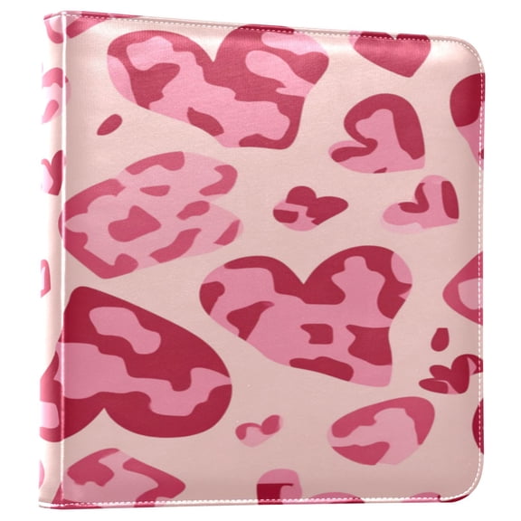 IAUYY 30x28.5x3.8cm Photo Album 20 Pieces Photocard Binder DIY Design for Convenient Storage Scrapbooking Albums for Family Photo Album Wedding Album,Heart Pattern
