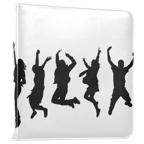 IAUYY 30x28.5x3.8cm Photo Album 20 Pieces Photocard Binder DIY Design for Convenient Storage Scrapbooking Albums for Family Photo Album Wedding Album,Jump