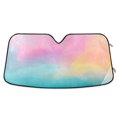 thumbnail image 1 of Iauyy Foldable Windshield Sun Shade for Cars, Interior Sun Protection for car UV Protection for Sedan/SUV/Truck, (S/M/L) Rainbow-colored and Shining, 1 of 8