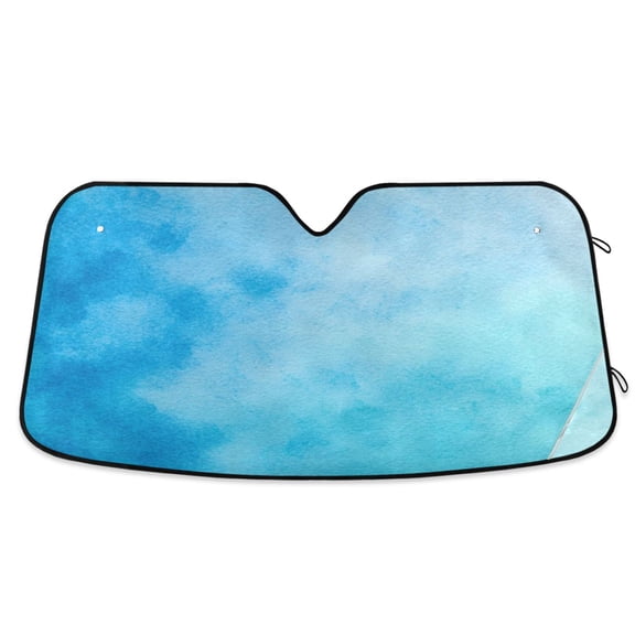 Iauyy Foldable Windshield Sun Shade for Cars, Interior Sun Protection for car UV Protection for Sedan/SUV/Truck, (S/M/L) A Translucent