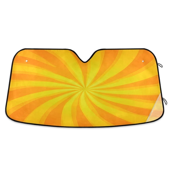 Iauyy Foldable Windshield Sun Shade for Cars, Interior Sun Protection for car UV Protection for Sedan/SUV/Truck, (S/M/L) Vector Diagram Of Solar Light