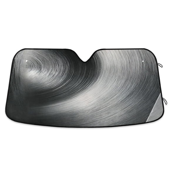 Iauyy Foldable Windshield Sun Shade for Cars, Interior Sun Protection for car UV Protection for Sedan/SUV/Truck, (S/M/L) Like A Vinyl Record