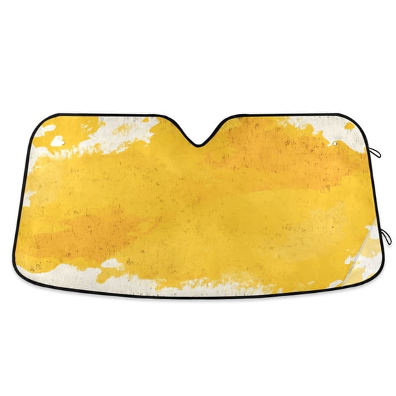 IAUYY 55*27.6inch Front Windshield Sunshade (PET+PE),Reflect UV and Heat Sun Visor Automotive Accessories Interior Sun Protection sun shield for car Paint Texture