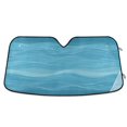 thumbnail image 1 of Iauyy Foldable Windshield Sun Shade for Cars, Interior Sun Protection for car UV Protection for Sedan/SUV/Truck, (S/M/L) The Tranquility Of The Ocean, 1 of 8