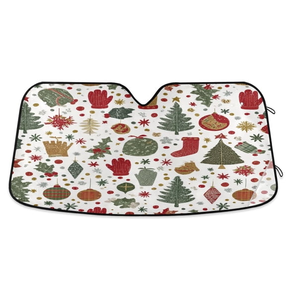 IAUYY 55*27.6inch Front Windshield Sunshade (PET+PE),Reflect UV and Heat Sun Visor Automotive Accessories Interior Sun Protection sun shield for car Wrapping Paper Or Wallpaper