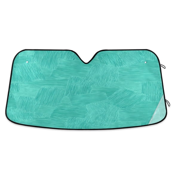 IAUYY 57*31.5inch Front Windshield Sunshade (PET+PE),Reflect UV and Heat Sun Visor Automotive Accessories Interior Sun Protection sun shield for car Add Depth