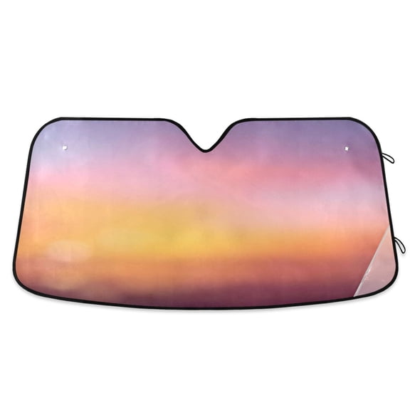 IAUYY 57*31.5inch Front Windshield Sunshade (PET+PE),Reflect UV and Heat Sun Visor Automotive Accessories Interior Sun Protection sun shield for car Diffuse Light