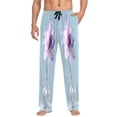 thumbnail image 1 of IAUYY 95% Cotton Mens Pajama Pants Breathable and Sweat-Absorbent Two Side Pockets Sleepwear Bottom Pants Elastic Waistband Easy to put on and Take Off in The Glass Vase, 1 of 7