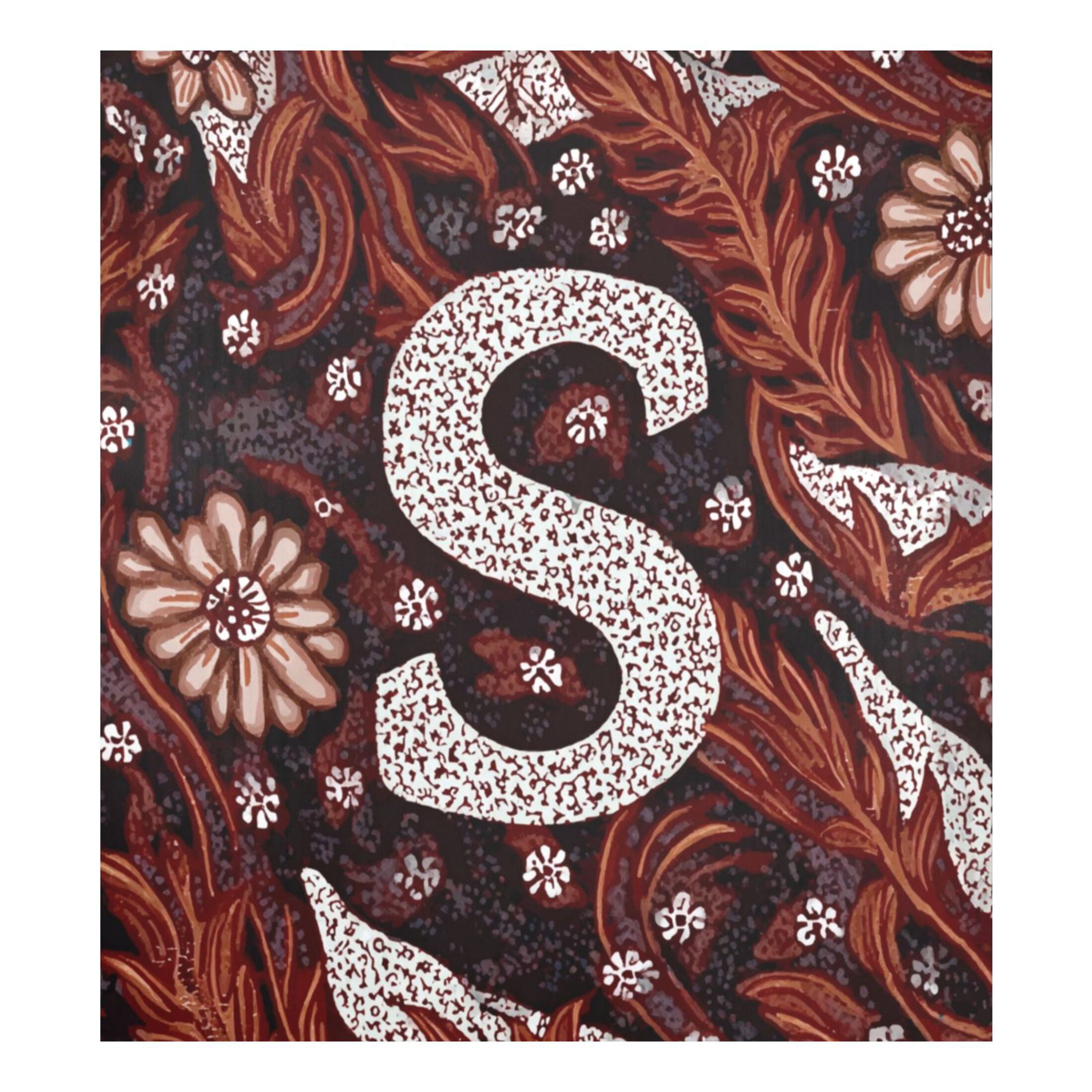 IAUYY Magnetic Decorative -23x26 Inch,Removable DIY Art for Dishwasher Refrigerator and Other Metal Surfaces,Batik Fabric Patterns