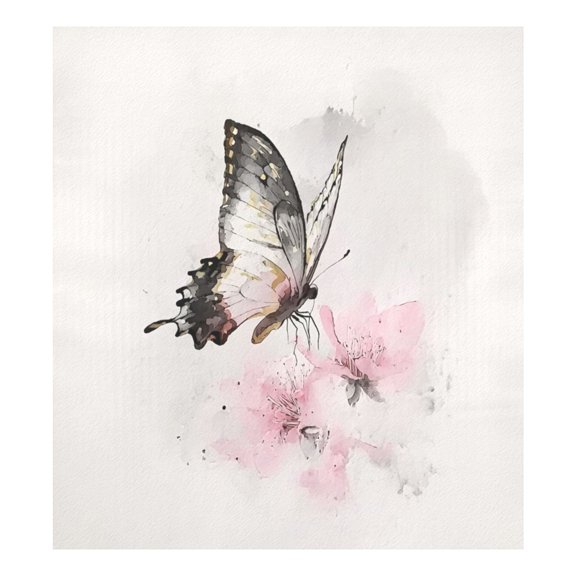 IAUYY Magnetic Decorative -23x26 Inch,Removable DIY Art for Dishwasher Refrigerator and Other Metal Surfaces,Butterfly Edge