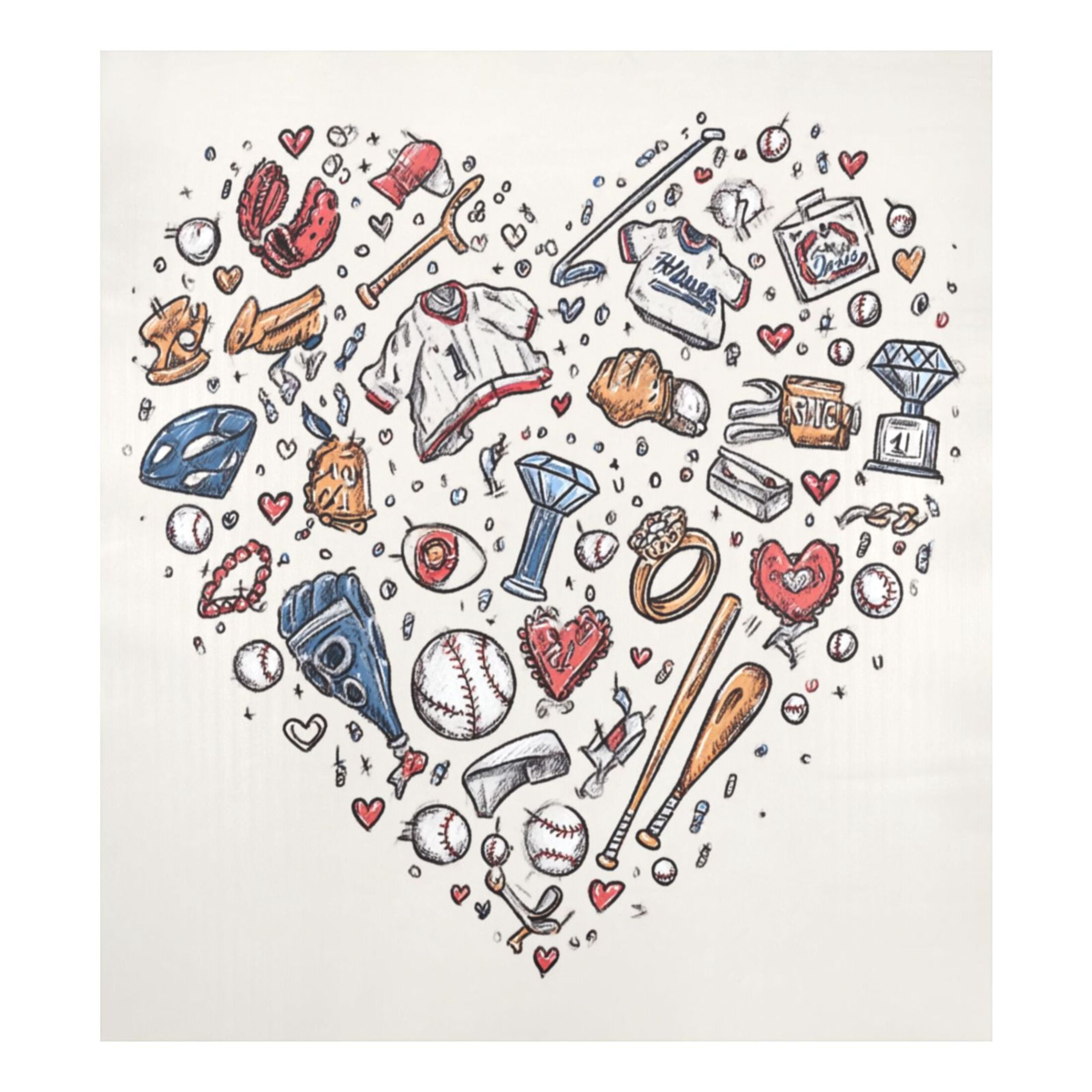 IAUYY Magnetic decorative sticker - 23x26 Inch PVC Refrigerator Decorative Cover, Removable DIY Art for Kitchen Appliances Heart Shaped Pattern Background
