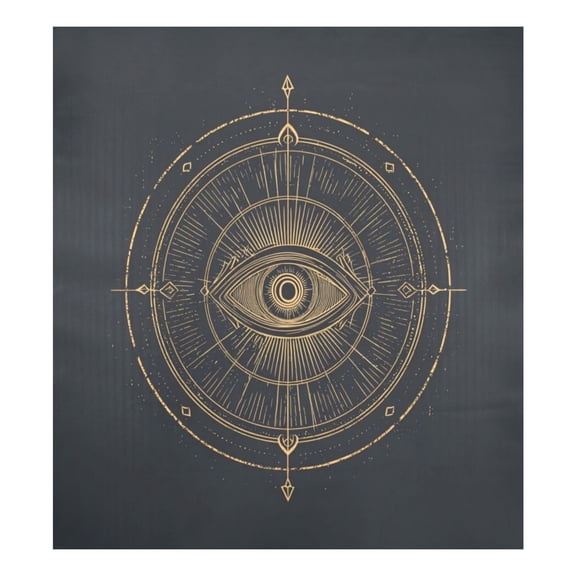IAUYY Magnetic decorative sticker - 23x26 Inch PVC Refrigerator Decorative Cover, Removable DIY Art for Kitchen Appliances Mysterious and Enigmatic Visual Effects