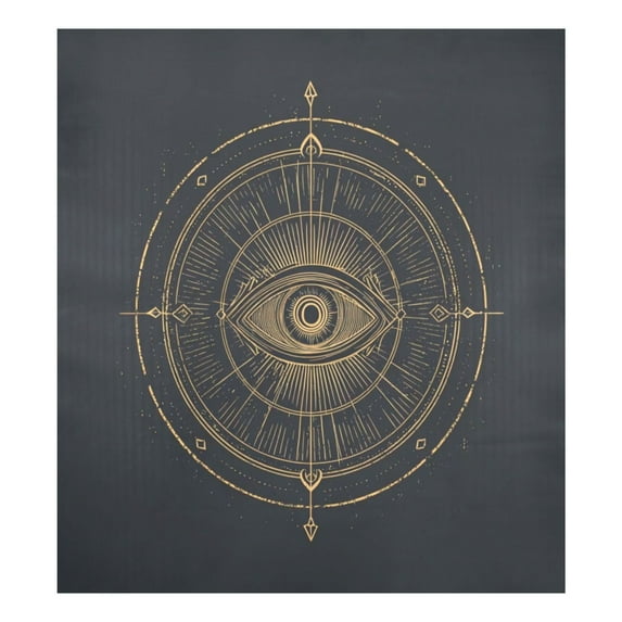 IAUYY Magnetic decorative sticker - 23x26 Inch PVC Refrigerator Decorative Cover, Removable DIY Art for Kitchen Appliances Mysterious and Enigmatic Visual Effects