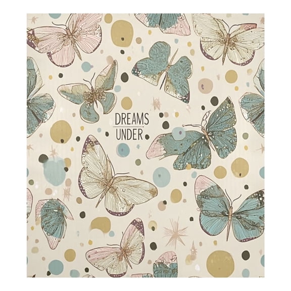 IAUYY Magnetic decorative sticker - 23x26 Inch PVC Refrigerator Decorative Cover, Removable DIY Art for Kitchen Appliances Oil Painting Of A Butterfly