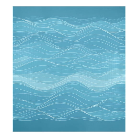 IAUYY Magnetic decorative sticker - 23x26 Inch PVC Refrigerator Decorative Cover, Removable DIY Art for Kitchen Appliances The Tranquility Of The Ocean