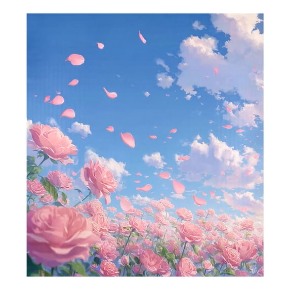 IAUYY Magnetic decorative sticker - 23x26 Inch PVC Refrigerator Decorative Cover, Removable DIY Art for Kitchen Appliances A Dancing in The Sky