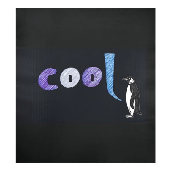 IAUYY Magnetic decorative sticker - 23x26 Inch PVC Refrigerator Decorative Cover, Removable DIY Art for Kitchen Appliances A Speech Bubble