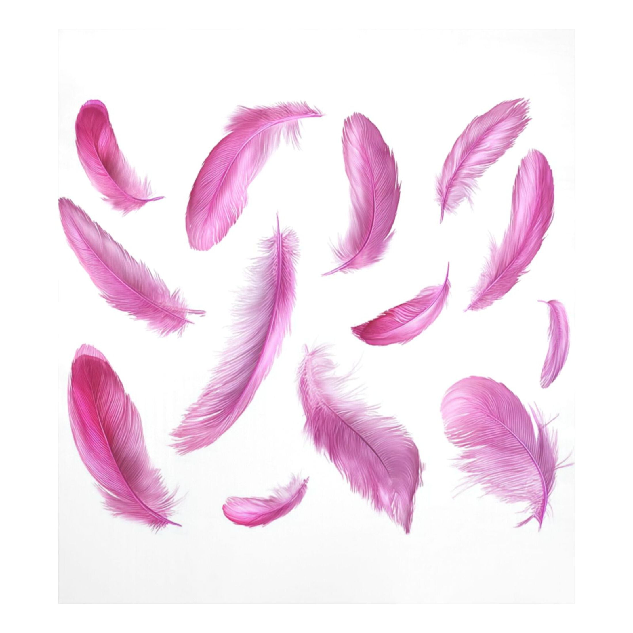IAUYY Magnetic decorative sticker - 23x26 Inch PVC Refrigerator Decorative Cover, Removable DIY Art for Kitchen Appliances Falling Feathers