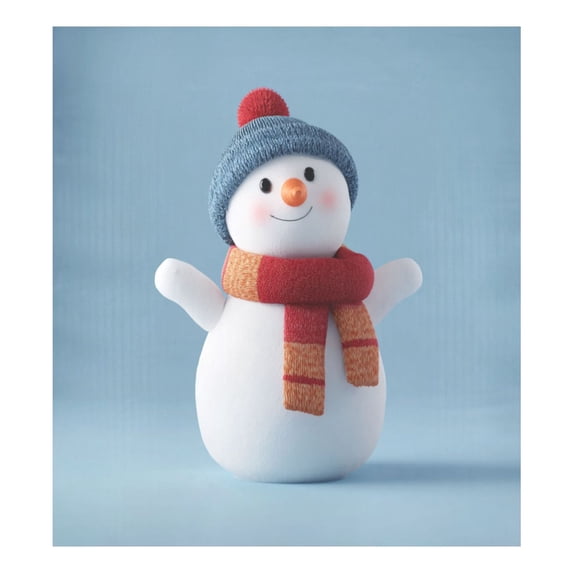 IAUYY Magnetic decorative sticker - 23x26 Inch PVC Refrigerator Decorative Cover, Removable DIY Art for Kitchen Appliances Happy Snowman