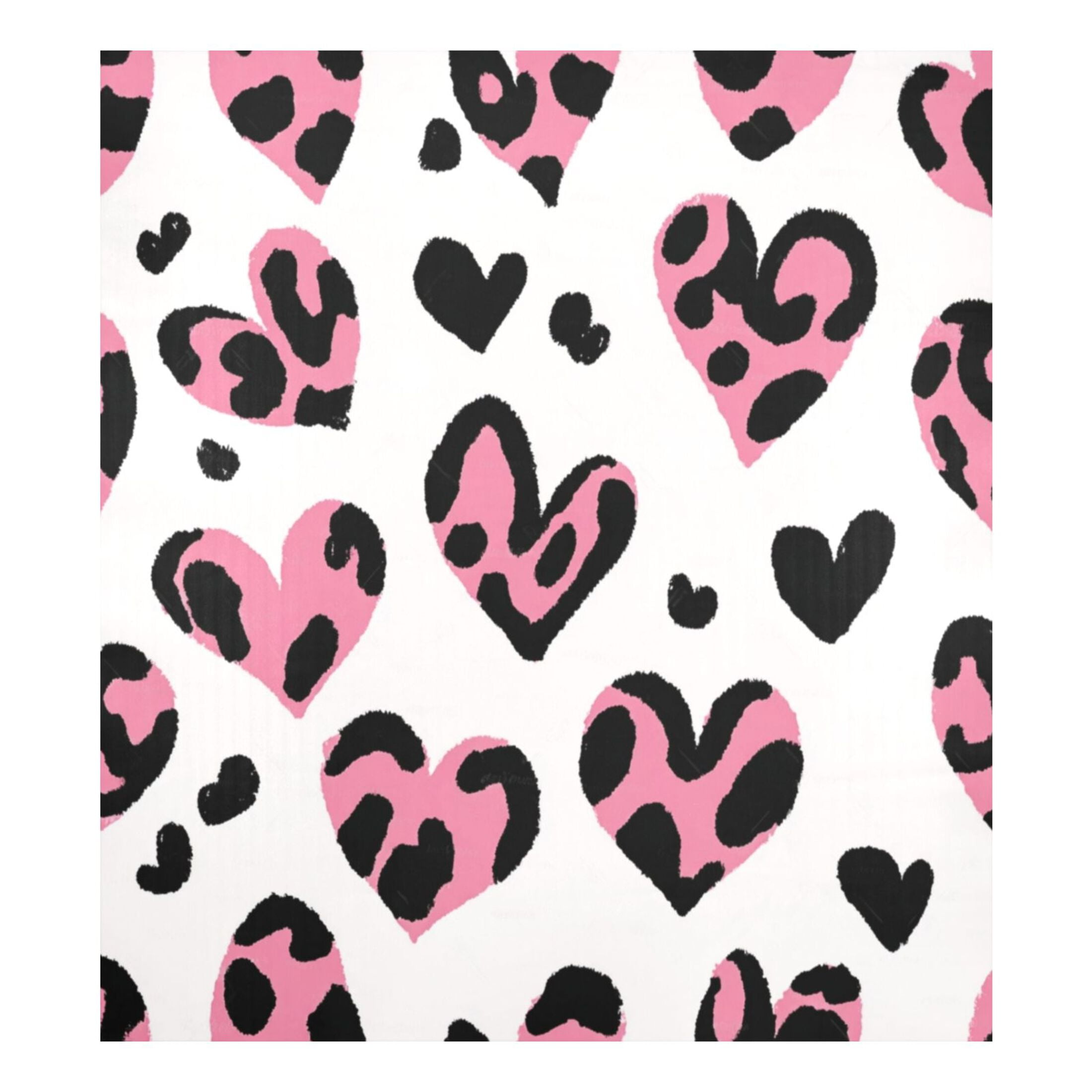 IAUYY Magnetic decorative sticker - 23x26 Inch PVC Refrigerator Decorative Cover, Removable DIY Art for Kitchen Appliances Leopard Print Miller Style