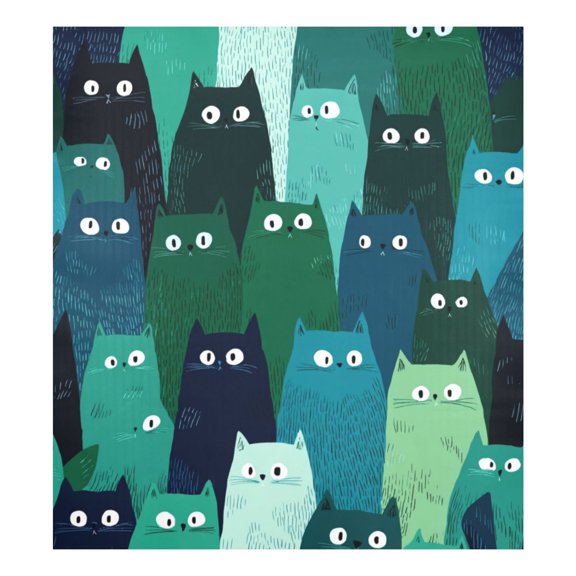 IAUYY Magnetic decorative sticker - 23x26 Inch PVC Refrigerator Decorative Cover, Removable DIY Art for Kitchen Appliances Lively Character