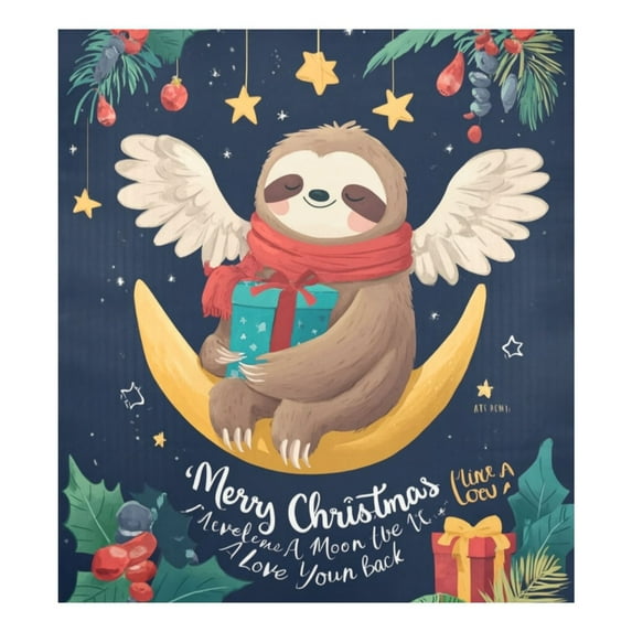 IAUYY Magnetic decorative sticker - 23x26 Inch PVC Refrigerator Decorative Cover, Removable DIY Art for Kitchen Appliances Moon Bear