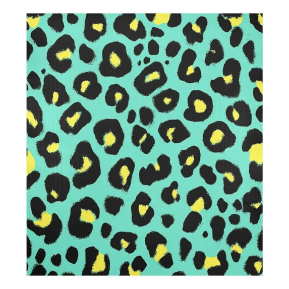 IAUYY Magnetic decorative sticker - 23x26 Inch PVC Refrigerator Decorative Cover, Removable DIY Art for Kitchen Appliances Turquoise