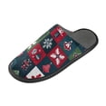 thumbnail image 1 of IAUYY Memory Foam House Slippers Suitable for Both Men and Women. Comfortable, Anti-Slip Plush Flat-Bottomed Slippers The Best Holiday Gift Christmas-themed Design, 1 of 9