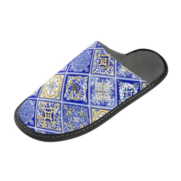 IAUYY Memory Foam House Slippers Suitable for Both Men and Women. Comfortable, Anti-Slip Plush Flat-Bottomed Slippers The Best Holiday Gift Culture and Nature