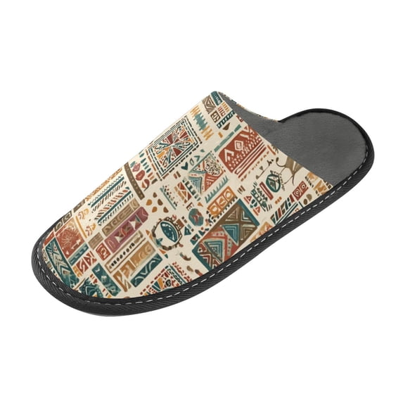 IAUYY Memory Foam House Slippers Suitable for Both Men and Women. Comfortable, Anti-Slip Plush Flat-Bottomed Slippers The Best Holiday Gift Illustrated Poster