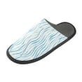 thumbnail image 1 of IAUYY Memory Foam House Slippers Suitable for Both Men and Women. Comfortable, Anti-Slip Plush Flat-Bottomed Slippers The Best Holiday Gift Simple Line Art, 1 of 9