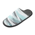 thumbnail image 1 of IAUYY Memory Foam House Slippers Suitable for Both Men and Women. Comfortable, Anti-Slip Plush Flat-Bottomed Slippers The Best Holiday Gift Wavy Dotted Pattern, 1 of 9