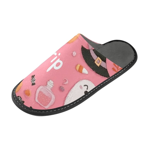 IAUYY Memory Foam House Slippers Suitable for Both Men and Women. Comfortable, Anti-Slip Plush Flat-Bottomed Slippers The Best Holiday Gift Wizard's Hat