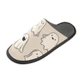 thumbnail image 1 of IAUYY Memory Foam House Slippers Suitable for Both Men and Women. Comfortable, Anti-Slip Plush Flat-Bottomed Slippers The Best Holiday Gift Art Ghost, 1 of 9