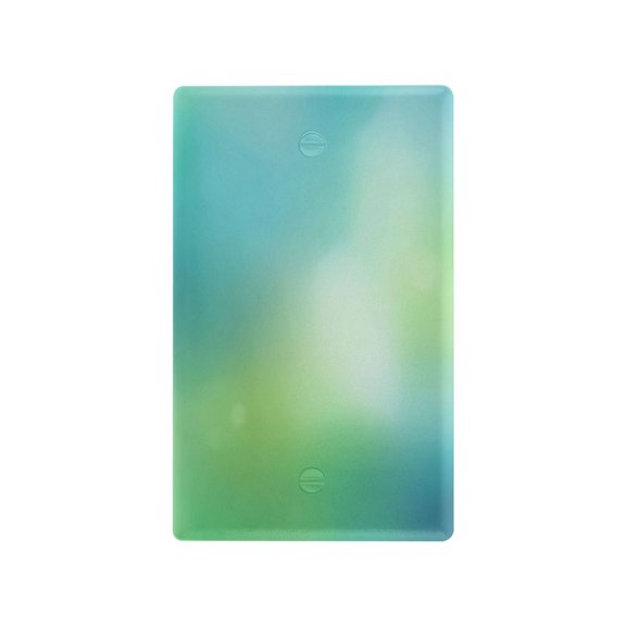 IAUYY Retardant PC Material Toggle Switch Switch Plate Covers Easy DIY Installation with Screws Light Switch Cover Plate Minimalist Blue Gradient Details