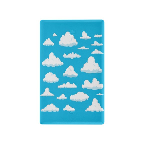 IAUYY Retardant PC Material Toggle Switch Switch Plate Covers Easy DIY Installation with Screws Light Switch Cover Plate Cloud-shaped Costume Set