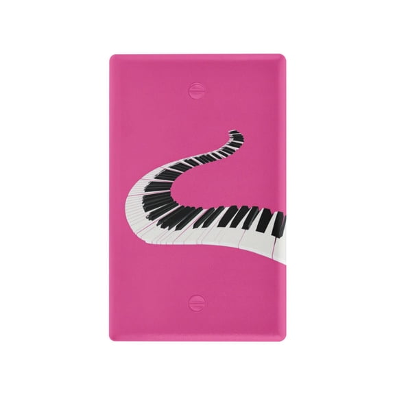 IAUYY Retardant PC Material Toggle Switch Switch Plate Covers Easy DIY Installation with Screws Light Switch Cover Plate Forming An S-curve