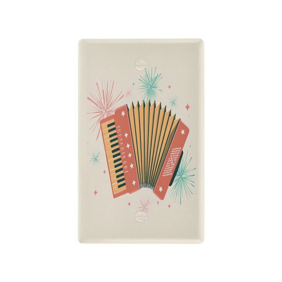 IAUYY Retardant PC Material Toggle Switch Switch Plate Covers Easy DIY Installation with Screws Light Switch Cover Plate Retro-style Organ