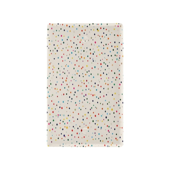 IAUYY Retardant PC Material Toggle Switch Switch Plate Covers Easy DIY Installation with Screws Light Switch Cover Plate The Colorful Small Dots