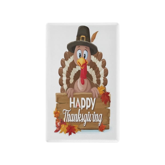 IAUYY Retardant PC Material Toggle Switch Switch Plate Covers Easy DIY Installation with Screws Light Switch Cover Plate Turkey Wearing A Hat