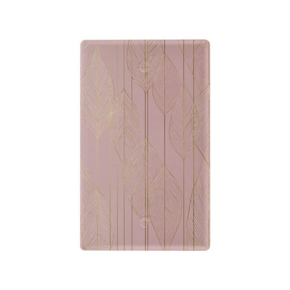 IAUYY Retardant PC Material Unused Outlet Cover Switch Plate Covers Easy DIY Installation with Screws Light Switch Cover Plate Leaf Vein