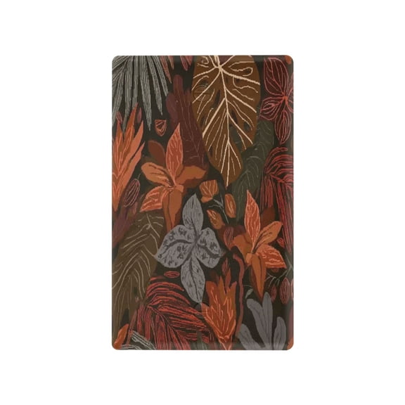 IAUYY Retardant PC Material Unused Outlet Cover Switch Plate Covers Easy DIY Installation with Screws Light Switch Cover Plate Mantara Plant