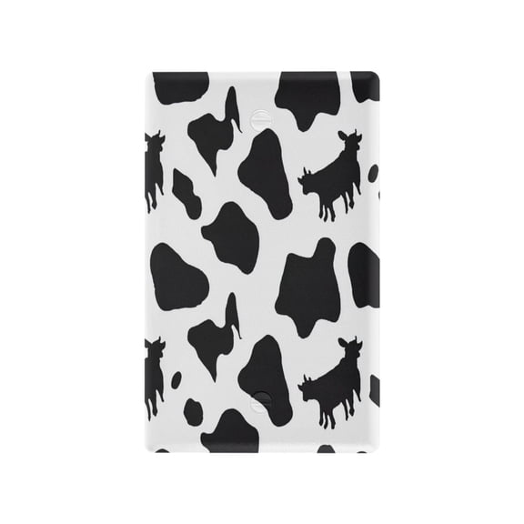IAUYY Retardant PC Material Unused Outlet Cover Switch Plate Covers Easy DIY Installation with Screws Light Switch Cover Plate The Shape Of A Cow