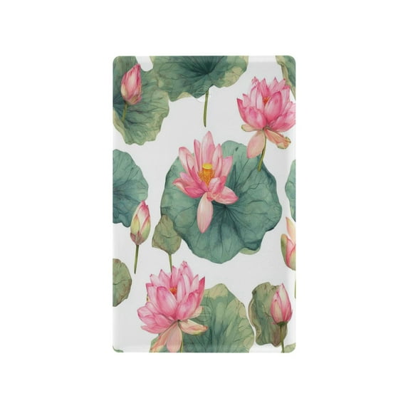 IAUYY Retardant PC Material Unused Outlet Cover Switch Plate Covers Easy DIY Installation with Screws Light Switch Cover Plate Three Flower