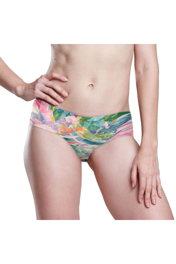 Seamless Women Underwear Thongs ,Large No Show Ladies Thong-No Line Workout Breathable Comfortable Panties Soft Feralism