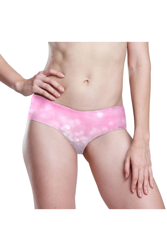 Seamless Women Underwear Thongs ,Medium No Show Ladies Thong-No Line Workout Breathable Comfortable Panties Soft Flash Overlay Layer