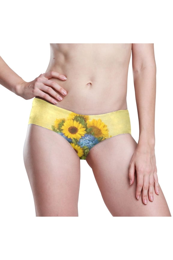 Seamless Women Underwear Thongs ,X-Large No Show Ladies Thong-No Line Workout Breathable Comfortable Panties Soft Blue Hydrangea