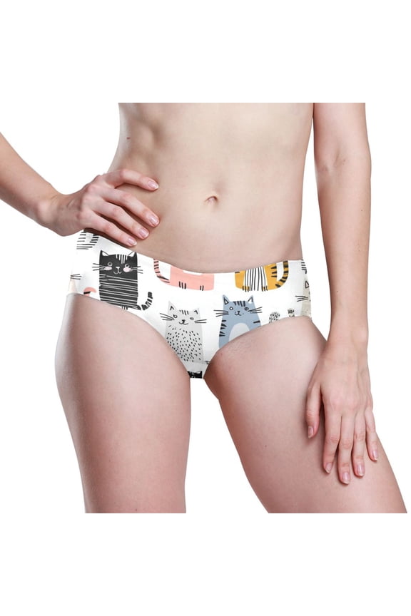 Seamless Women Underwear Thongs ,X-Large No Show Ladies Thong-No Line Workout Breathable Comfortable Panties Soft Playful Graffiti Style